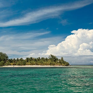 Clouds South Water Caye island caye beach shore South Beach tropical tropics green turquoise horizon sand coastal reef water ocean sea seascape sandbar serene tranquil isolated surface vacation holiday sand landscape nature summer calm sun tree oasis