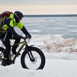The author makes his usual fat bike trek.