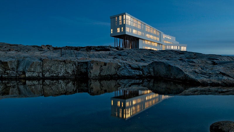 Newfoundland's Fogo Island Inn.