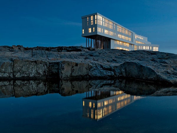 Newfoundland's Fogo Island Inn.