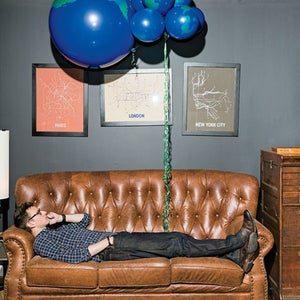 Houghton's office. His dad did the drywall.