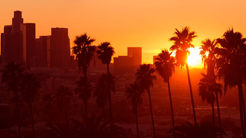 Los Angeles LA Skyline