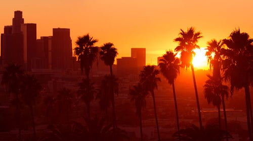 Los Angeles LA Skyline