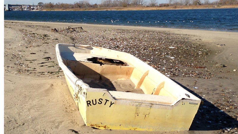 Rusty boat.