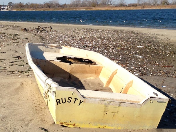 Rusty boat.