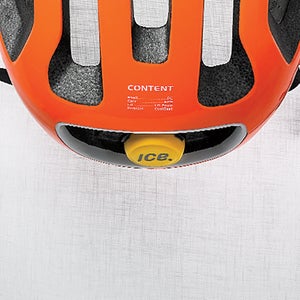 The POC Octal helmet already comes equipped with the ICEdot emergency sensor (that little yellow disc up front).