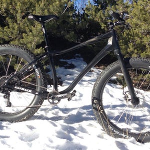 Testing the Fatback back in typical fatbike weather.