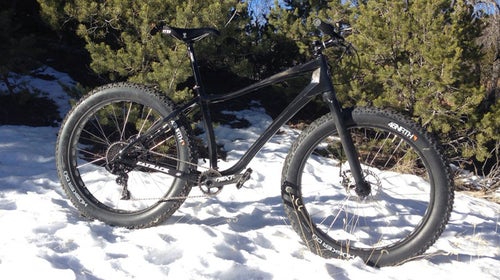 Testing the Fatback back in typical fatbike weather.
