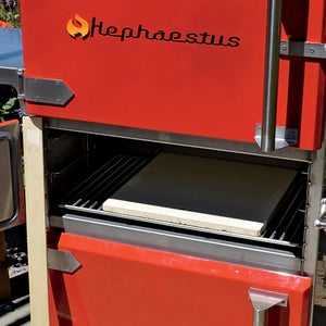 Fire god: a smoker, grill, and pizza oven all in one.