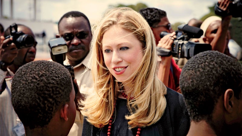 Chelsea Clinton in Rwanda in 2013.