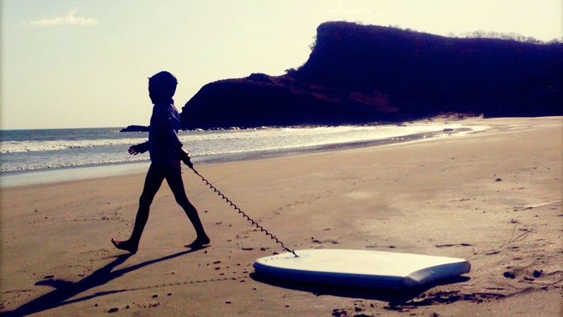 Stomping the shores of Nicaragua.