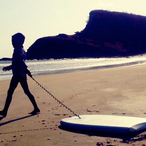 Stomping the shores of Nicaragua.