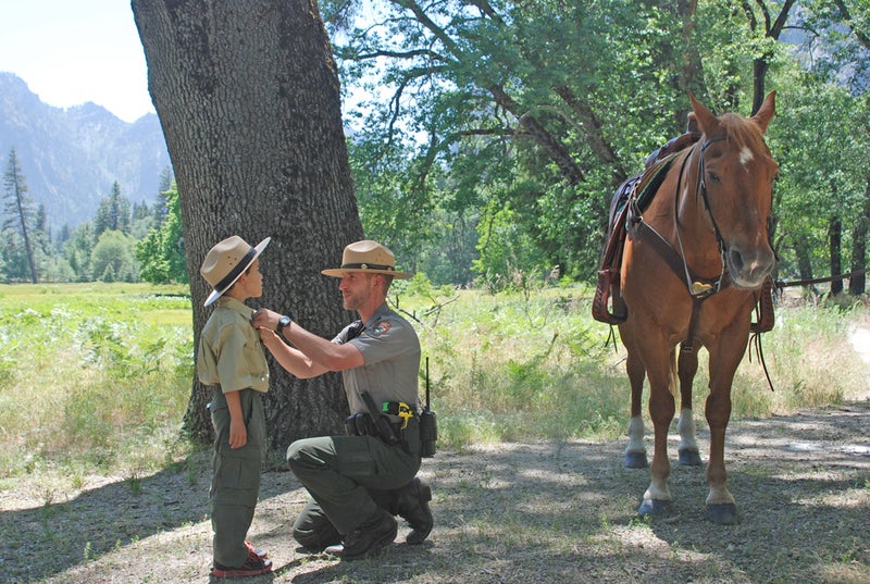 make-a-wish yosemite yosemite national park gabriel lawan-ying junior ranger ranger nature hike nature walk search and rescue injury park ranger Ed Visnovske simulation