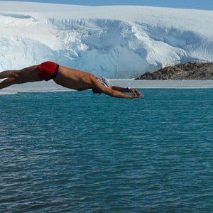 Ram Barkai takes a dive.