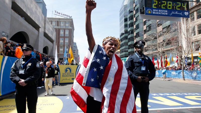 ԹϺOnline Meb Keflezighi American win Boston Marathon 118th inside celebrates personal best