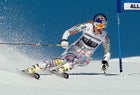 lindsey vonn racing germany skiing outside