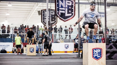 A competitor at the National Pro Fitness League in Atlanta. 