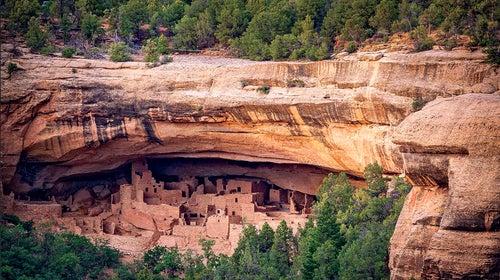 Hit up Cliff Palace, the largest cliff dwelling in North America, located in Colorado's Mesa Verde National Park.