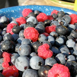 When engaging with the sun, let your antioxidants do the talking. outside online spf nutrient berries strawberries blueberries