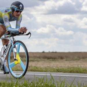 The Kazak cyclist Vinokourov Alexandr