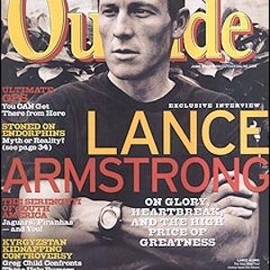 Lance alone: The four-time Tour champion faces his future.