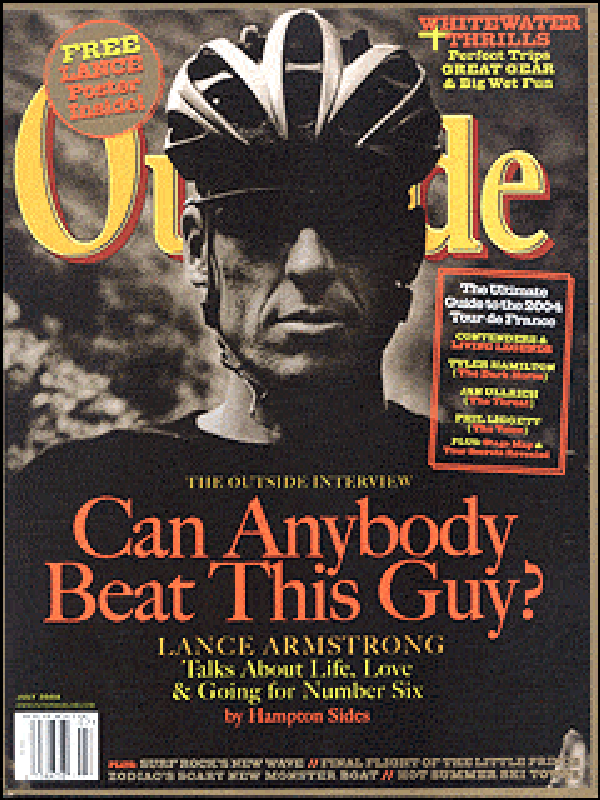 Lance Armstrong, 国产吃瓜黑料 Magazine July 2004
