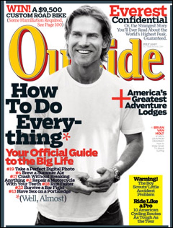 Outside Magazine, July 2007