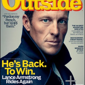Lance Armstrong, Outside Magazine, February 2009