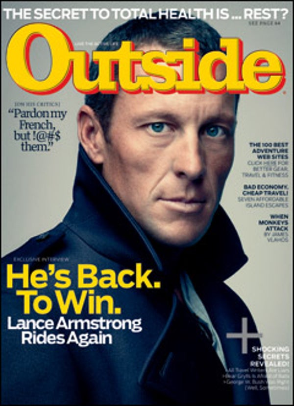 Lance Armstrong, 国产吃瓜黑料 Magazine, February 2009