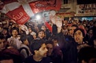 Independiente fans at a may ant