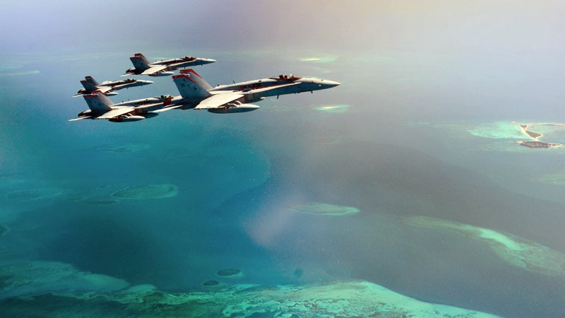 Jets can fly over the sea, but soon the sea may be able to help jets fly.