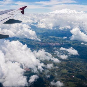 A kid's new view of the world starts with the view out of an airplane window.