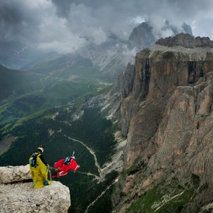 BASE jumping wingsuit photography Viewfinder