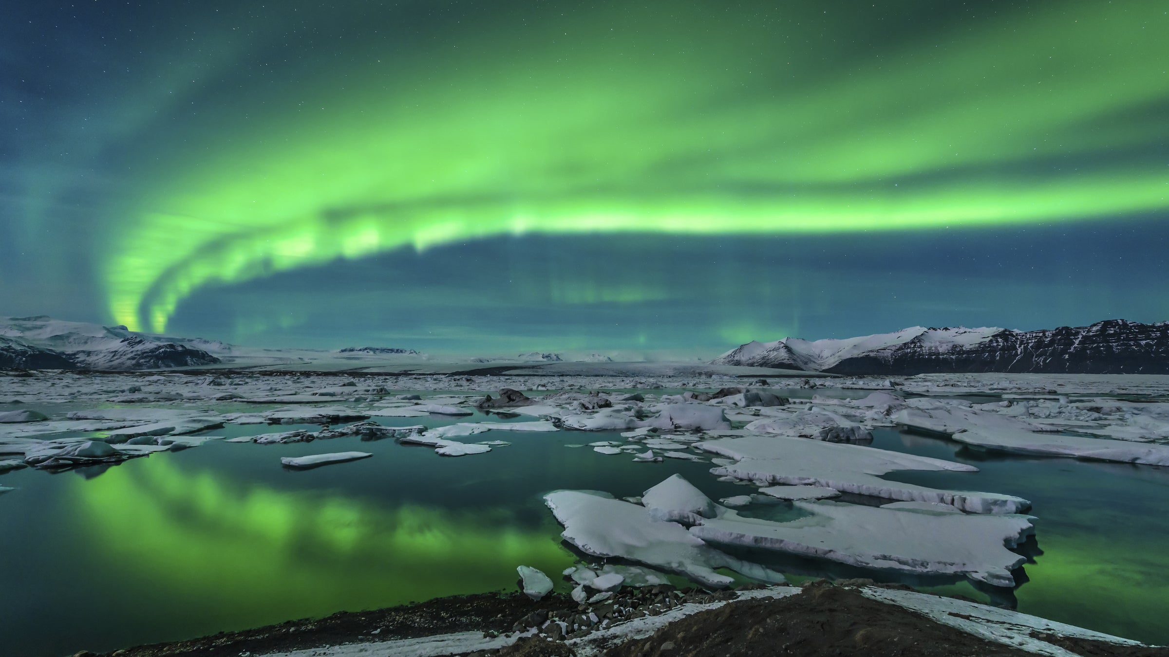 Land of light indeed. Iceland's view of the Aurora Borealis is hard to forget.