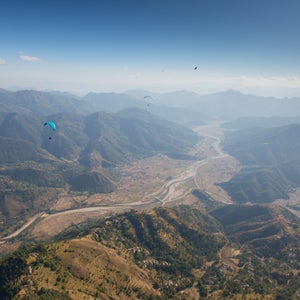 Floating Flying High Himalayas Khilong Nepal Paragliding Sirkot Sky Viewfinder Outside Online