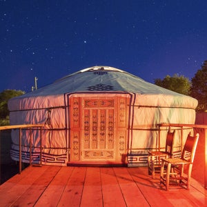 Yurt marfa texas stars el cosmico