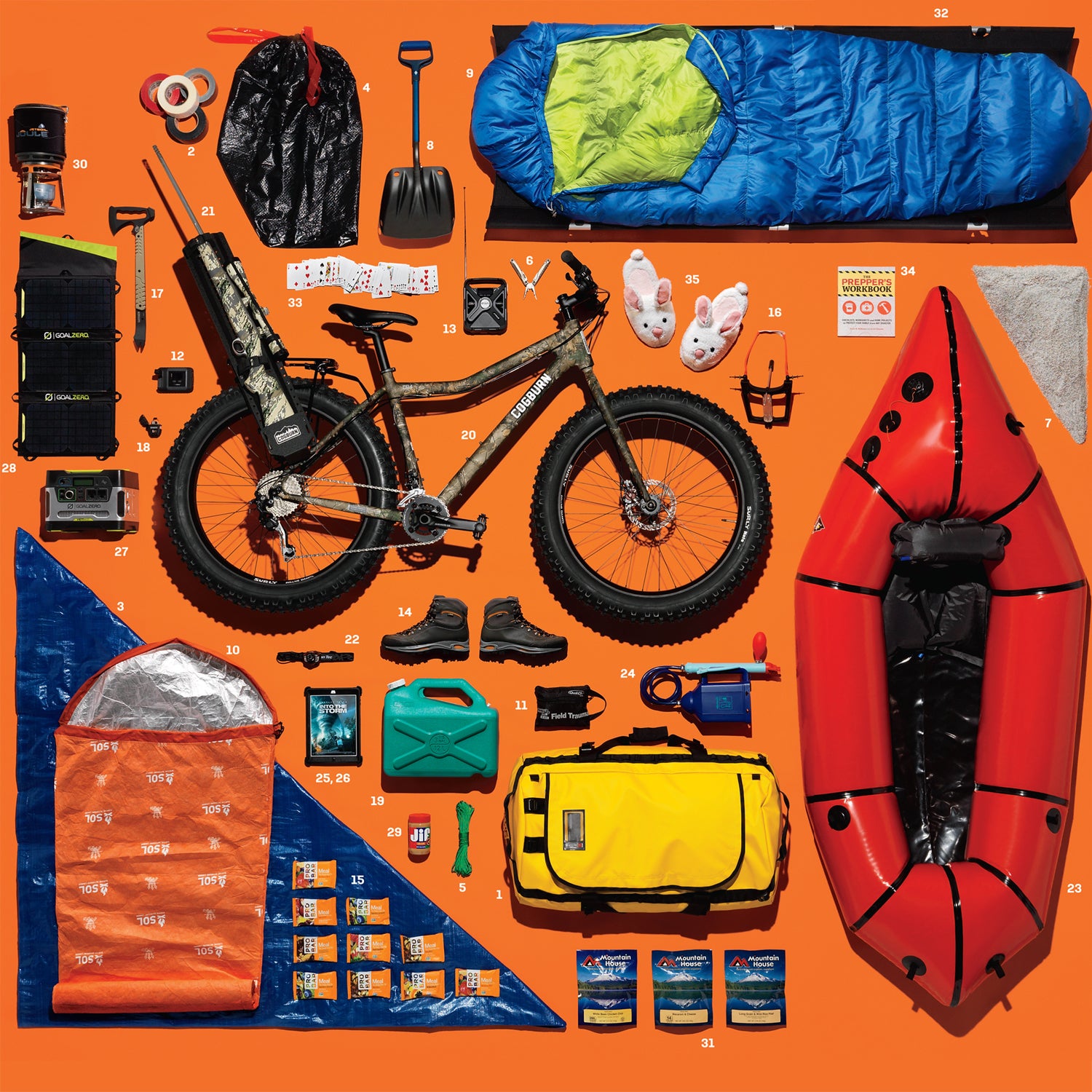 The 35 Piece Ultimate Survival Kit