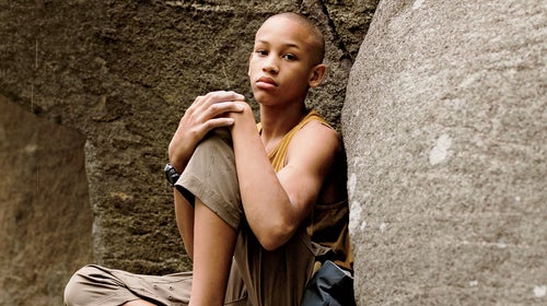 Kai Lightner connie lightner athlete rock climbing rock climber sports asheboro boulders portrait outside magazine