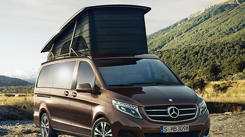 Mercedes-Benz Mercedes camper van marco polo camper marco polo activity fuel economy covet gear shed outside outside magazine outside online lugano leather
