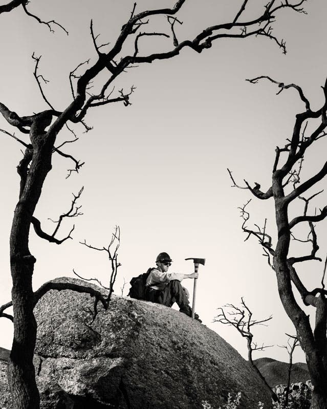 The lone survivor: Brendan "Donut" McDonough. More photos from Yarnell.