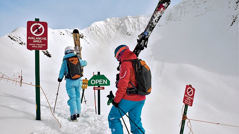 avalanche outside safety survival skiing