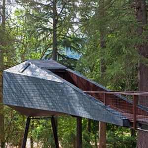 Outside Magazine Outside Magazine Pedras Salgadas Pedras Salgadas Spa and Nature  Portugal Portuguese Luís Rebelo de Andrade designer treehouse treehouse Trás-os-Montes e Alto Douro eco-tourism eco house ecotourism escapes base camp thermal spa converted casino mineral water hot springs hydromassage