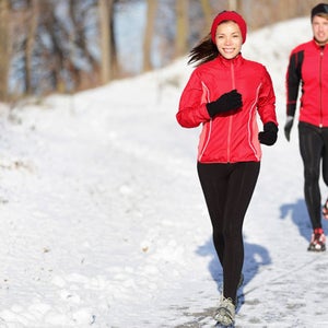 How should you prepare for a winter run?