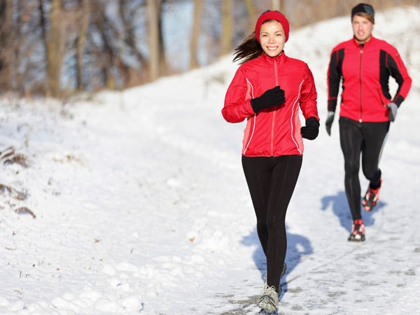 How should you prepare for a winter run?