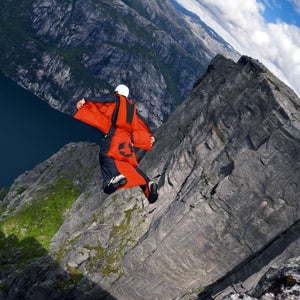 wingsuit, base jump, bird dream