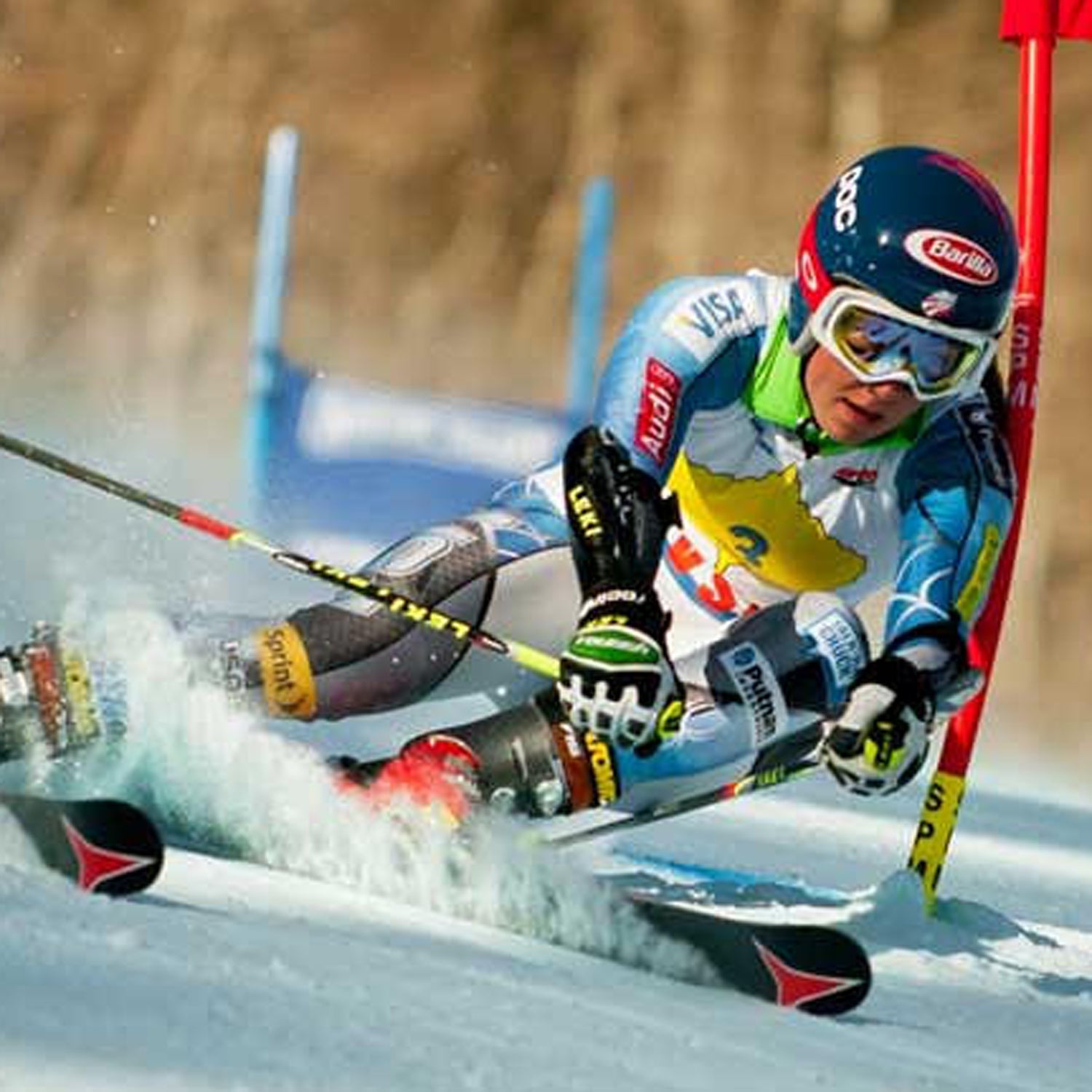 ski shiffrin super-g slalom womens