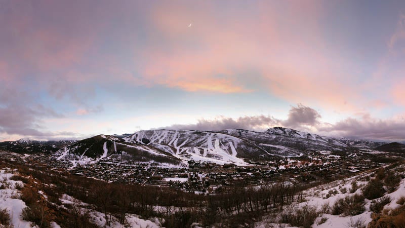 Park City, Utah Panoramic