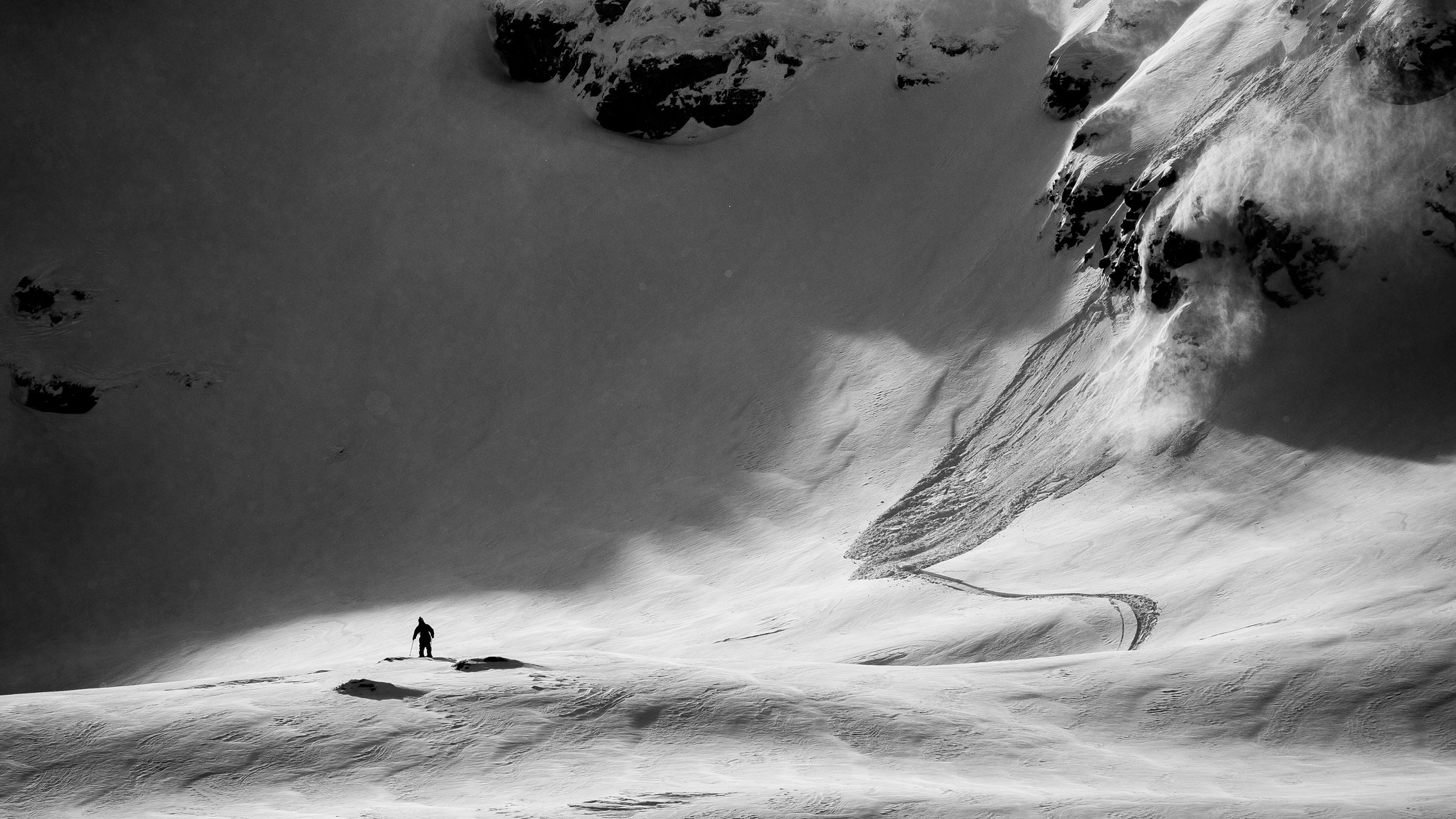 back country france french alps mountains powder released skiing winter
