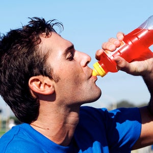 Keep that sports drink away from your pearly whites. The high sugar and acid in these beverages is bad news for teeth.