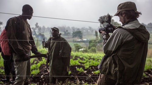 The filmmakers shot in a national park considered the most dangerous in the world.